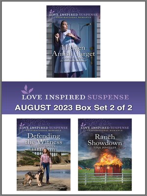 cover image of Love Inspired Suspense August 2023--Box Set 2 of 2